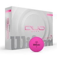 М'ячі Для Гольфу Wilson Duo Soft, Модель 2025 (Матово-Рожеві, 12 Шт.)