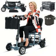 Складаний Електричний Чотириколісний Freejoyer F7 300W 36V 8Ah Синій