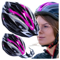 Жіночий Шосейний Велосипедний Шолом Mtb З Козирком, Регульований, Рожевий