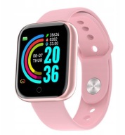 Smartwatch Smartband Чоловічий Жіночий Універсальний Спортивний Годинник L18S Рожевий