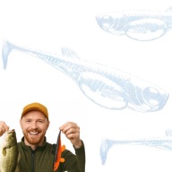 Гумова Приманка Libra Lures Embrion Shad 3' 7.5Cm .003 Blue Pearl, 8 Шт.