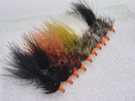 Grizzly Leeches Hot Head Artificial Flies Streamers Нахлист