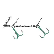 Mikado Jaws Double Evo Stinger Fluo Xl Поворотний 35 Кг Розмір 2/0