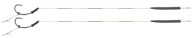 Mikado Carp Leader Blow Back Rig Coated 23Cm 25Lbs Гачок 4 / Amc-Pbbc-4