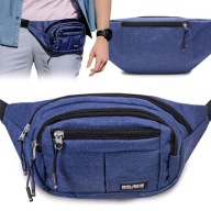 Спортивна Сумка Wall Bag Чоловіча Поясна Сумка Темно-Синій Меланж Pako Jeans