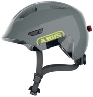 Дитячий Велосипедний Шолом Abus Smiley 3.0 Ace Led Shiny Grey 45-50См