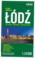 Łódź. Карта Міста 1:24 000. П'ять