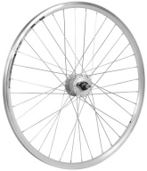 Переднє Велосипедне Колесо 28 Дюймів Передній Генератор Shimano 3W Silver Conical
