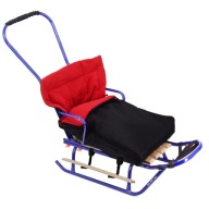 Традиційні Металеві Сани Jee M Backrest + Pusher + Спальник + Підніжка