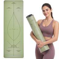 Гумовий Килимок Для Йоги Myga Alignment 6 Мм Xl Зелений