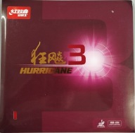 Гумовий Пінг-Понг Dhs Hurricane 3 - Пластикова Основа 2,2 Мм. 39, Червоний.
