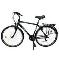 Жіночий Трекінговий Велосипед Folta Trigo 28'' Shimano Обладнання Чорно-Зелений