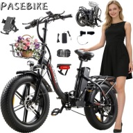 2026 Pasebike P20 Pro Електромобіль 1000W 23Ah 50Km/H Oil Brake