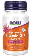Now Foods Вітамін D3 2000 Мо Імунітет D-3 240K