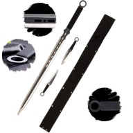 Набір Ninja Sword 68Cm І 2 Метальні Ножі Fm-644D Training Sharp