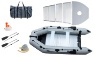 Надувний Човен Kormoran 360D Grey, 360 См, Туристична Риболовля