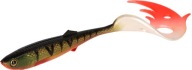 Mikado Sicario Pike Tail Rubber 8.5Cm Bloody Perc