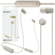 Бездротові Навушники-Внутріші Sony Бежеві Bluetooth Водостійкі 25 Год