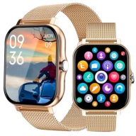 Жіночий Розумний Годинник Elegant Gold Watch Bluetooth Pl Talks Heart Rate Steps