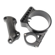 Speedo Relocator Bracket Handle Bar Riser Mount For Harley Xl 883, No Black