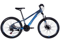 Гірський Велосипед Mtb Space Mercury 24 Дюйма Dd Free Speed 11 Дюймов Рама Синя