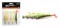 Sg Fat Minnow T-Tail Rubbers Rtf Dark Water Mix 7,5 См