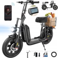 Електромобіль Чоловік/Жінка 1000W 45Km/H 72Km 499.2Wh Iscooter F7 App