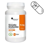 Aliness Betakaroten 14Mg 100Tab Vege Natural Provitamin A - Здоровий Зір