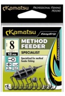 Гачки Method Feeder Гачки Чорні №. 10 Камацу