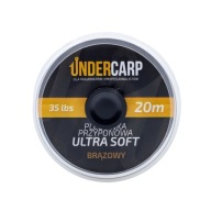Плетена Волосінь 20 М/35 Фунтів Ultra Soft – Коричневий Undercarp