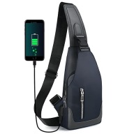 Нагрудна Сумка На Плечі З Usb-Портом Для Зарядки Для Дому