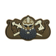 Нашивка M-Tac Viking's Drakkar Pvc Black/Coyote