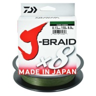 Японська Коса Daiwa J-Braid X8 8 Ниток 0,13Мм 150М 8Кг Зелена 1 Шт.