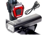 Передня Задня Велосипедна Лампа Світлодіодна Водонепроникова Батарея Usb Потужний Набір