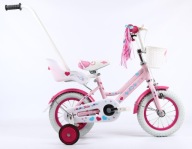 Велосипед Для Дівчинки 12 Дюймів Turbo Lily Girl Polish, Рожева Пастель