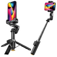 Gimbal Stabilizer Ai M3 Pro Mini Tripod Selfie Led Lamp Remote Control Phone