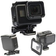 Чорний Водонепроникний Корпус До 45 М Для Gopro Hero 7 6 5 + Друга Дверцята