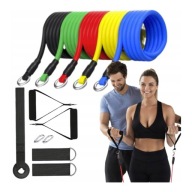 Набір Еластичних Стрічок Expander 5Pcs Strength Fitness Rehabilitation Handle