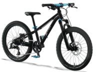 Легкопідвісний Велосипед Kubikes 20 S Mtb Disc / Чорний + Лазерний Синій