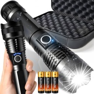 Потужний Тактичний Ліхтарик Xhp90 Zoom Survival Cree, На Акумуляторі