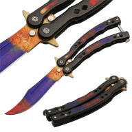 Тренувальний Ніж-Метелик Balisong Cs:go Sharp N451G