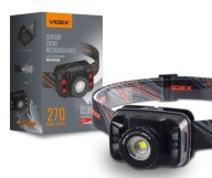Налобний Військовий Videx Водонепроникний Налобний Usb Zoom Ip65 270 Lm