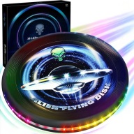 Диск З Пляжними Іграми Ultimate Frisbee Lights At Night Зі Світлодіодним Підсвічуванням 12 Кольорів