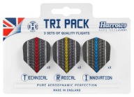 Набір Пір'я Hrows Tri Pack Supergrip 9 Шт.