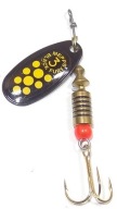 Спінінг Mepps Black Fury Розмір 3 6,5 Г Жовті Точки