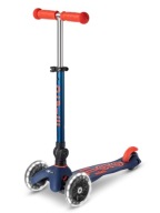 Складний Дитячий Самокат Mini Micro Deluxe Led Navy Blue