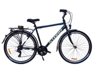 28 Storm Runner Трекінговий Велосипед 28 Чорний Чоловічий 21'' Туристичний