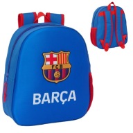 Великий Блакитний Футбольний Рюкзак Fc Barcelona 3D Для Хлопчика