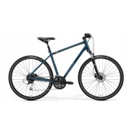 Кросов Велосипед Merida Crossway 100 M(51) Teal-Blue(Silver-Blue/Lime)