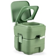 Портативний Туристичний Туалет Зі Зливом 20 Л Costway Ba7620Gn